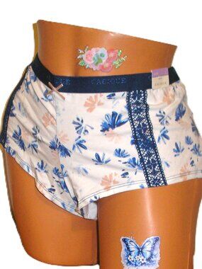Cacique Lane Bryant Floral Boyshorts Panties Lingerie Sz 18/20
